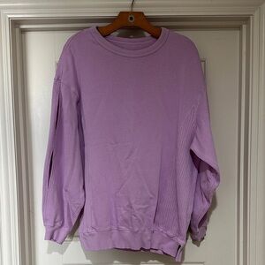 Aerie Light Purple Crewneck Top